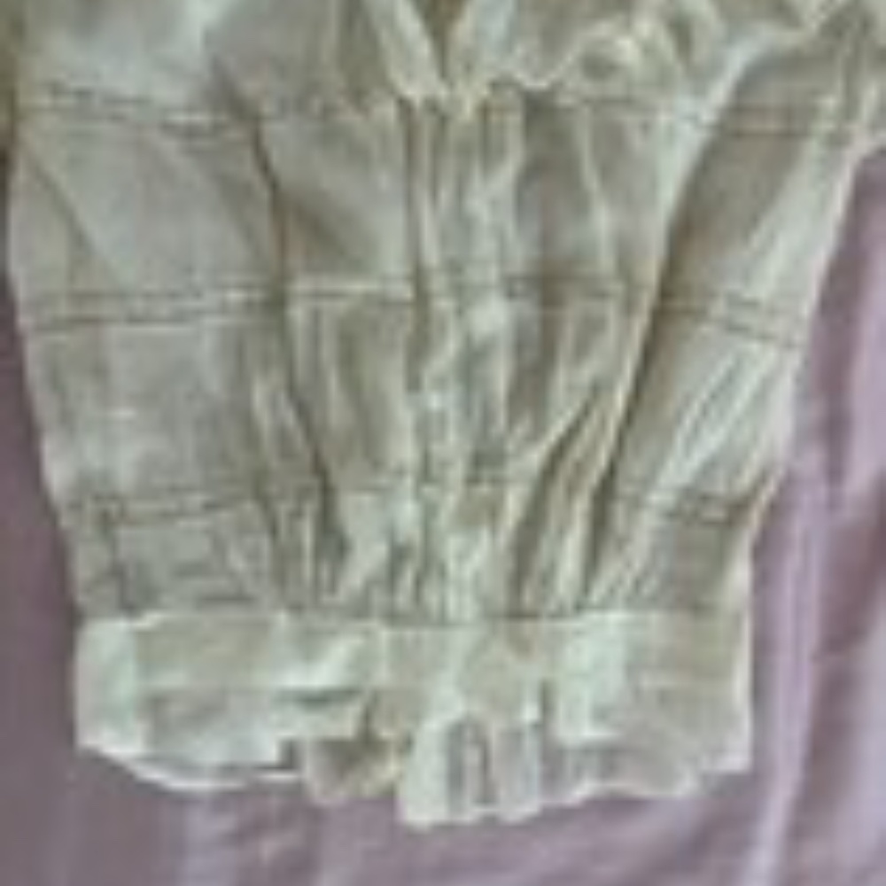 Charming Victorian Children's Long Sleeve Top with Gorgeous Lace and Ruffle - Picture 3 of 6